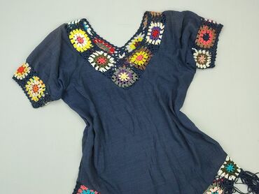 bluzki z wiazaniem w talii: Blouse, L (EU 40), condition - Good