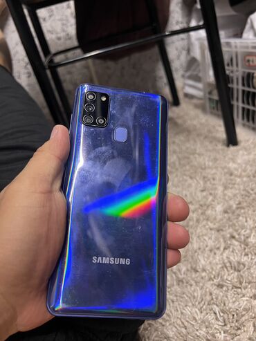 оперативная память ddr3 16gb: Samsung Galaxy A21S, Б/у, 32 ГБ, цвет - Фиолетовый, 2 SIM