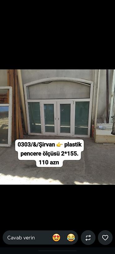 qapı və pəncərələr: Məhsul: Pəncərə və pəncərə-blokları - Alüminium pəncərə: ölçü 1.37 x — 3