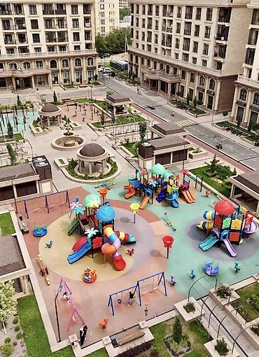 flat osh: 2 комнаты, 75 м², Ак-Кеме Элитка, 11 этаж, ПСО (под самоотделку) — 2