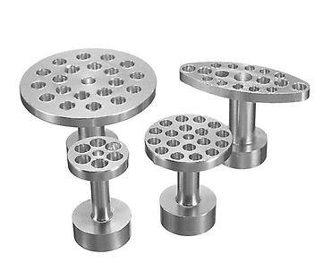 optizer za opruge: Nov komplet 4 aluminijumske stope za izvlačenje ulubljenja. Prečnici — 2