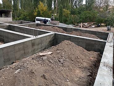Бетон жумуштары: Услуги по устройству монолитных железобетонных фундаментов под частные — 2