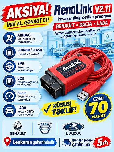moto blok: Renolink diaqnostika cihazı. Renolink yeni modellər də daxil olmaqla — 1