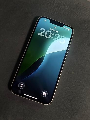 prodat iphone: IPhone 13, 128 GB, Ağ, Zəmanət, Face ID, Simsiz şarj — 1