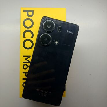 поко м5 с: Poco M6 Pro, Жаңы, 256 ГБ, түсү - Кара, 2 SIM