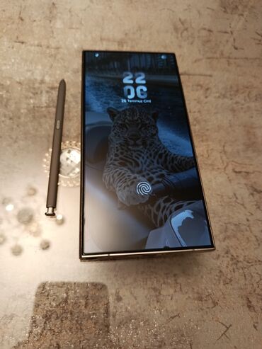 samsunq soyuducu: Samsung Galaxy S24 Ultra, 256 GB, rəng - Qızılı, Barmaq izi, İki sim kartlı, Face ID