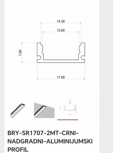 Rasveta: 2m lajsne za led trake — 10