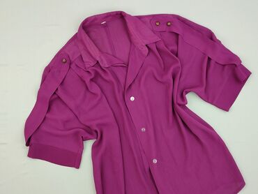 sukienki swing plus size: Women's blouse, size 6XL (EU 52)