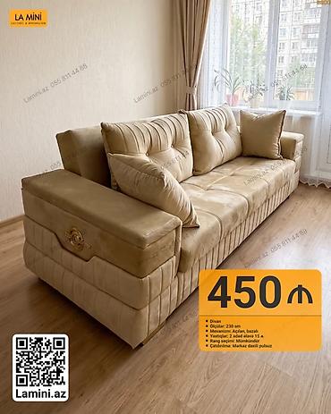 Divan – La Mini - Ölçü: 230 sm - Mexanizm: açılan, bazalı -