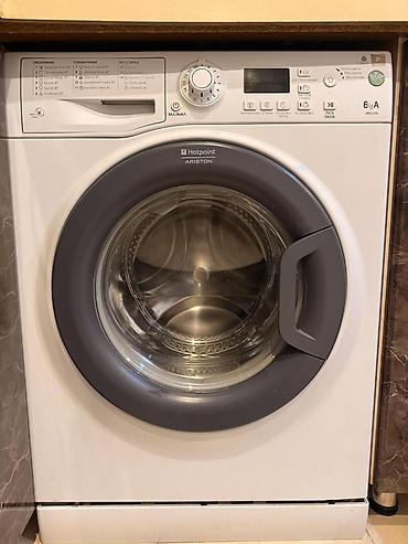 ariston hotpoint: Hotpoint-Ariston WMSG 608 önyükləməli paltaryuyan maşın - Yük: 6 kq - — 4