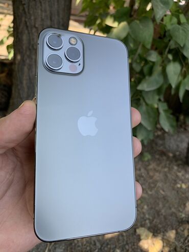 рассрочка айфон 13: IPhone 12 Pro, Б/у, 128 ГБ, Graphite, Зарядное устройство, 79 %