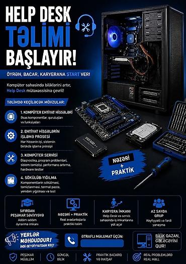 pas sökücü: Kompüter kursu: Kompüter təmiri, Qrup — 1