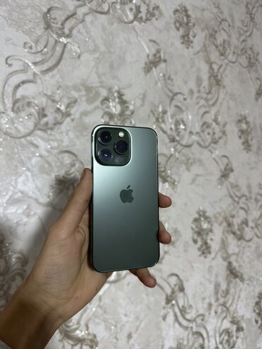 Apple iPhone: IPhone 13 Pro, Б/у, 128 ГБ, Alpine Green, Защитное стекло, 81 % — 3
