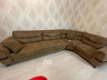 Yataq otağı dəstləri: Künc divan, İşlənmiş, Açılmayan, Bazalı, Parça, Çatdırılma yoxdur