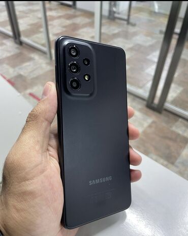 samsung galaxy a33 цена в бишкеке: Samsung Galaxy A33, Б/у, 128 ГБ, цвет - Черный, 1 SIM, 2 SIM