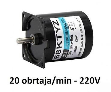 sundjeri cena: Sporohodni sinhroni motor 68KTYZ – 220 V, 50/60 Hz, 28 W Ključne — 3