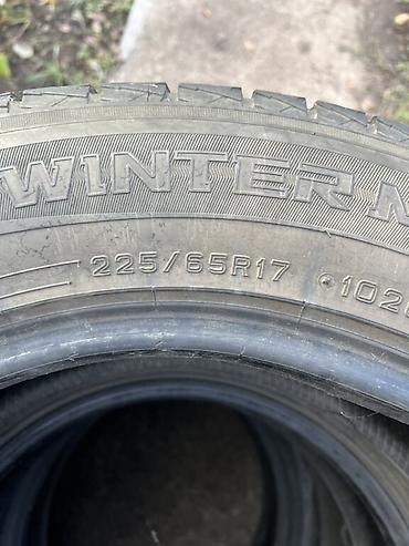 донголок 195 70 15 с: Шины 225 / 65 / R 17, Зима, Б/у, Комплект, Япония, Dunlop — 1