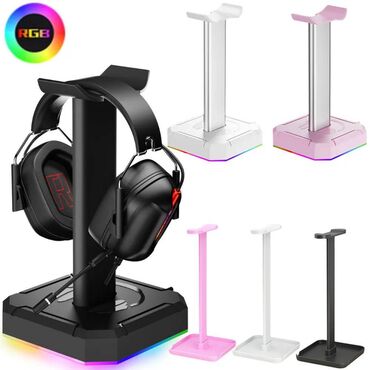 усилители калонка: Подставка для наушников с RGB-подсветкой "Luminous Stand" Оформите