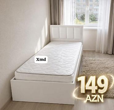 ucuz tek kravatlar: Tək nəfərlik çarpayı – müasir, kompakt dizayn - Rəng: ağ/krem tonları — 3