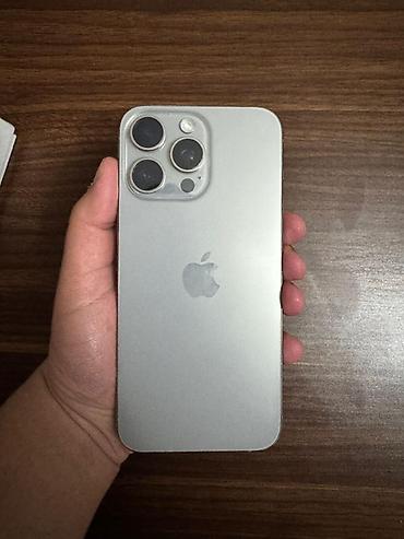 iphone 15 pro yd: IPhone 15 Pro Max, 256 GB, White Titanium, Face ID — 2
