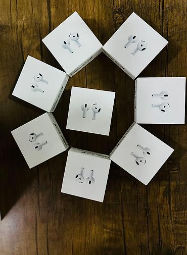 eirpods: Yeni Simsiz (Bluetooth) Qulaqcıqlar, Apple, rəng - Ağ — 3