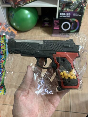 игрушечные машинки для детей: Пистолет с пульками [ акция 50% ] - низкие цены в городе! Хорошего