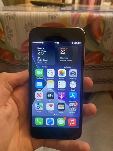 IPhone 6s, 64 ГБ, Matte Silver, Отпечаток пальца