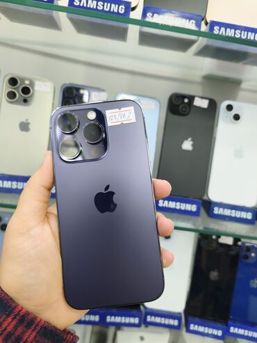 Apple iPhone: IPhone 14 Pro, 128 GB, Deep Purple, Face ID — 1