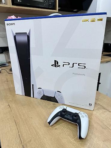 playstation 5 30th: PlayStation 5 (Disk versiyası) oyun konsolu - Rəsmi PS5 dizaynı — 2