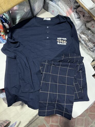 Домашние костюмы: Мужская пижама с шортами Со штанами С длинным и с коротким рукавом — 16