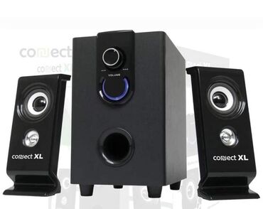 boje komplet: Zvučnik, set, 2.1, AC 220V, crna boja Connect XL CXL-SP410 je