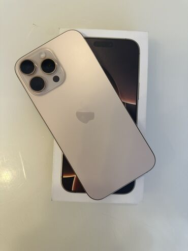 iphone 17 pro max qiyməti: IPhone 16 Pro Max, 256 GB, Desert Titanium, Face ID