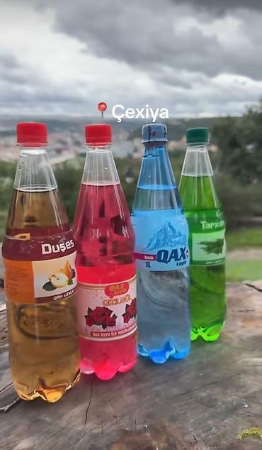 toyuq məhsulları: Məhsul: Qax Leyla suları və limonadları – 1L plastik butulka — 1