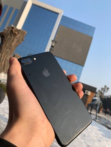 iphone 7 jet black: IPhone 7 Plus, Б/у, 128 ГБ, Jet Black, Чехол, 99 %