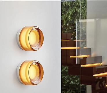 smart light: Светильник, Бра с янтарным стеклянным плафоном 2шт - Тип: настенный — 1
