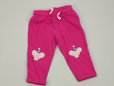 Materials: Baby material trousers, 9-12 months, 74-80 cm, So cute, condition - Very good