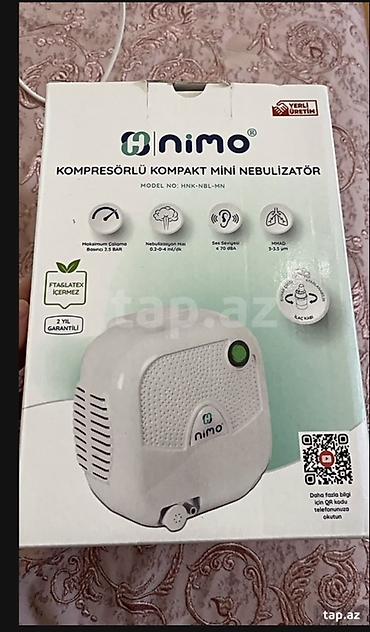 nebulizer: Nimo kompresörlü kompakt mini nebülizator Model: HNK-NBL-MN Yenidir — 1