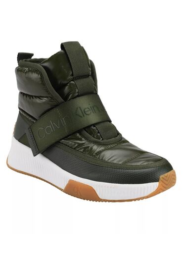 аляска обувь: Сапоги, 38, цвет - Зеленый, Calvin Klein