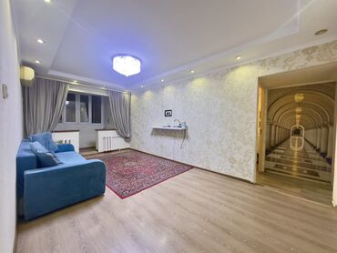 участок 4 гор больница: 3 бөлмө, 58 кв. м, 104-серия, 4 кабат, Евроремонт