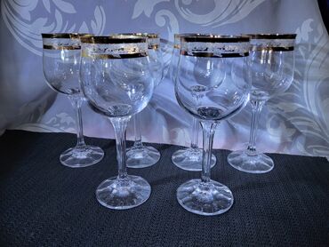 Čaše: Case kristal za vino Bohemija,rucni rad 60te.god. Case kristal,rucna na lalafo.rs — 5 Čaše: Case kristal za vino Bohemija,rucni rad 60te.god. Case kristal,rucna — 5