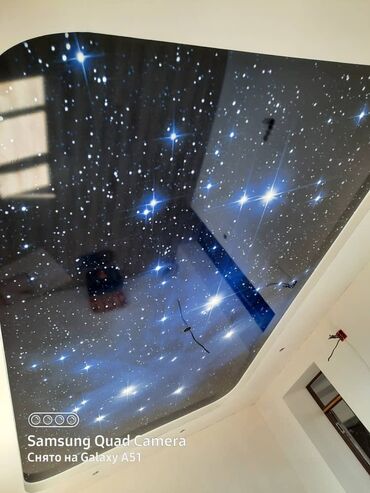 Натяжной потолок: Натяжной потолок 3D потолки, Глянцевое, Матовое — 25