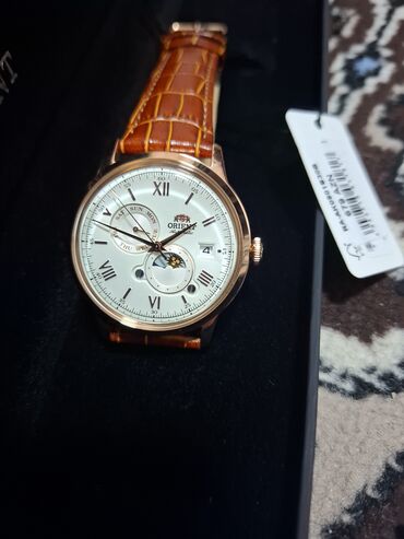 Qol saatları: Yeni, Qol saatı, Orient, rəng - Qızılı — 1