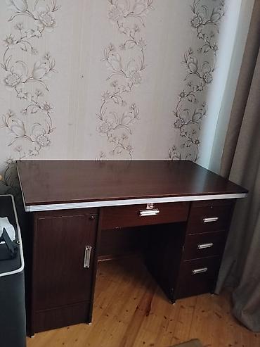 Ofis mebeli: 3 ədəd mebel birlikdə satılır. - Yazı/kompüter masası üstü dolablı — 3