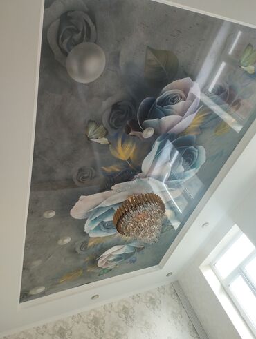 Натяжной потолок: Натяжной потолок Глянцевое, 3D потолки, Матовое Бесплатный замер, Гарантия, Бесплатная консультация — 14