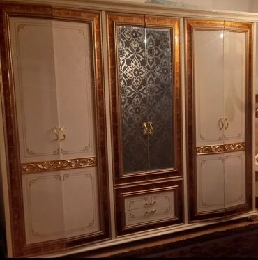 paltar dolabı: Шифоньер, Б/у, 3 двери, Распашной, Прямой шкаф, Турция