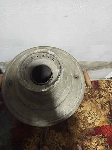 ot bicən satisi: Kömür/odunla işləyən böyük metal samovar mis materiyal. təcili — 3