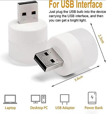 bambu lab a1: * Daxilində USB portuna taxılan kompakt LED işıq – gecə lampası/iş — 7