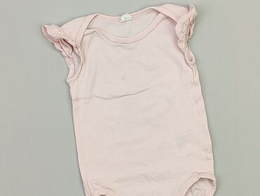 różowe body niemowlęce: Body, H&M, 9-12 m, 
stan - Dobry