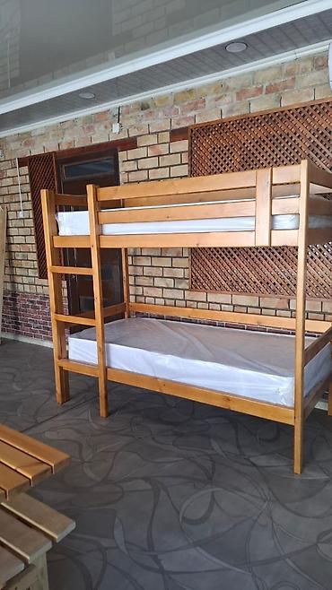 bunk bed: Деревянные Двухъярусные Кровати! Прочный каркас! Экологичный — 4
