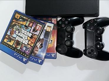 Sony PlayStation: PlayStation 4 Slim (черная) Комплектация: - консоль PS4 Slim - 2 — 2